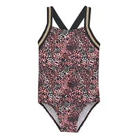 Mini Flowers UV Swimsuit 2-8y