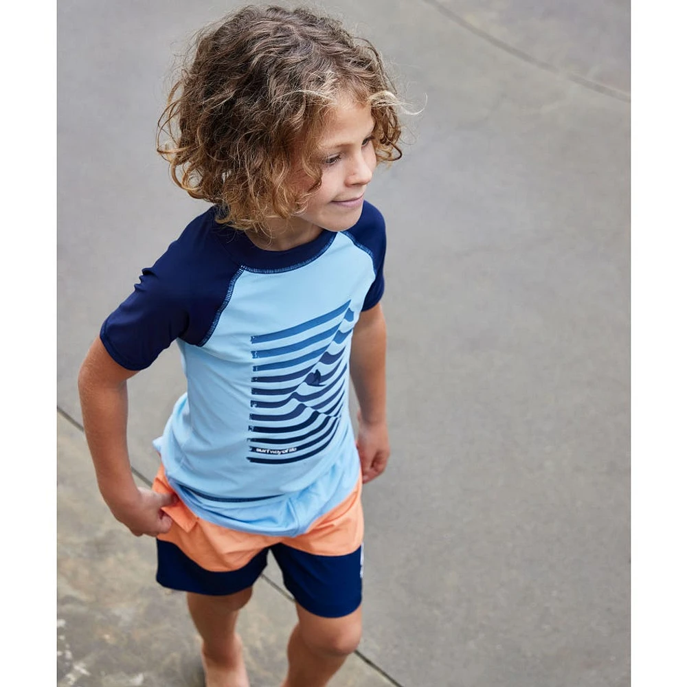 T-Shirt Maillot UV Surf 4-10ans