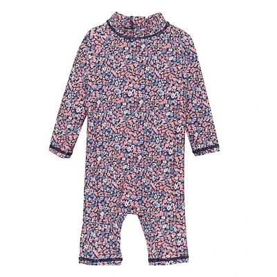 Floral UV Swimsuit 2-4y