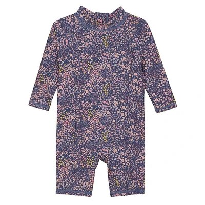 Flower AOP UV Swimsuit 9-18m