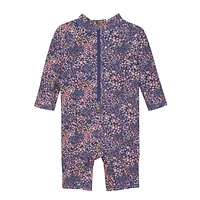 Flower AOP UV Swimsuit 9-18m