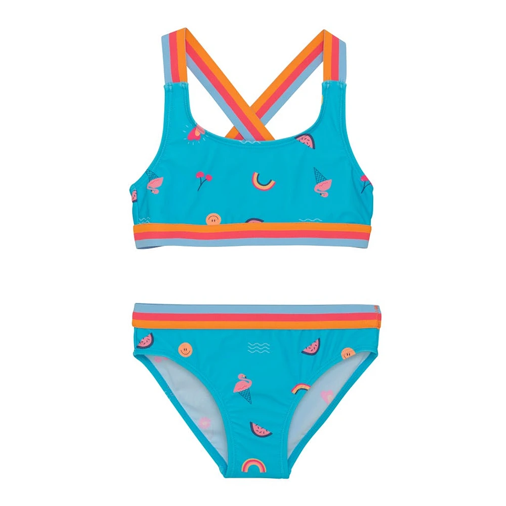 Rainbow UV Bikini 4-12y