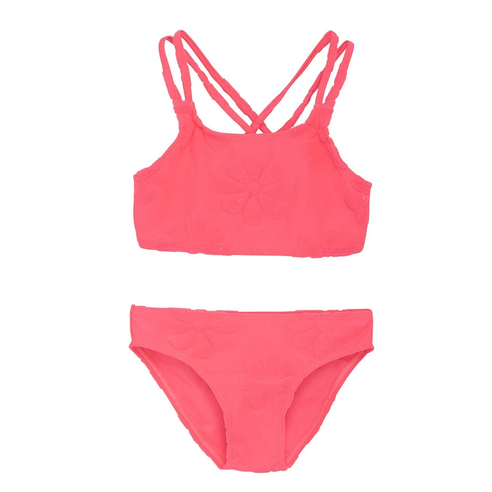 Solid Structure UV Bikini 4-12y