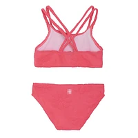 Solid Structure UV Bikini 4-12y