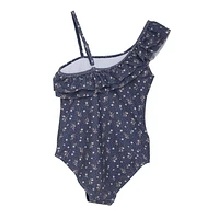 Floral Dot UV Swimsuit 4-8y