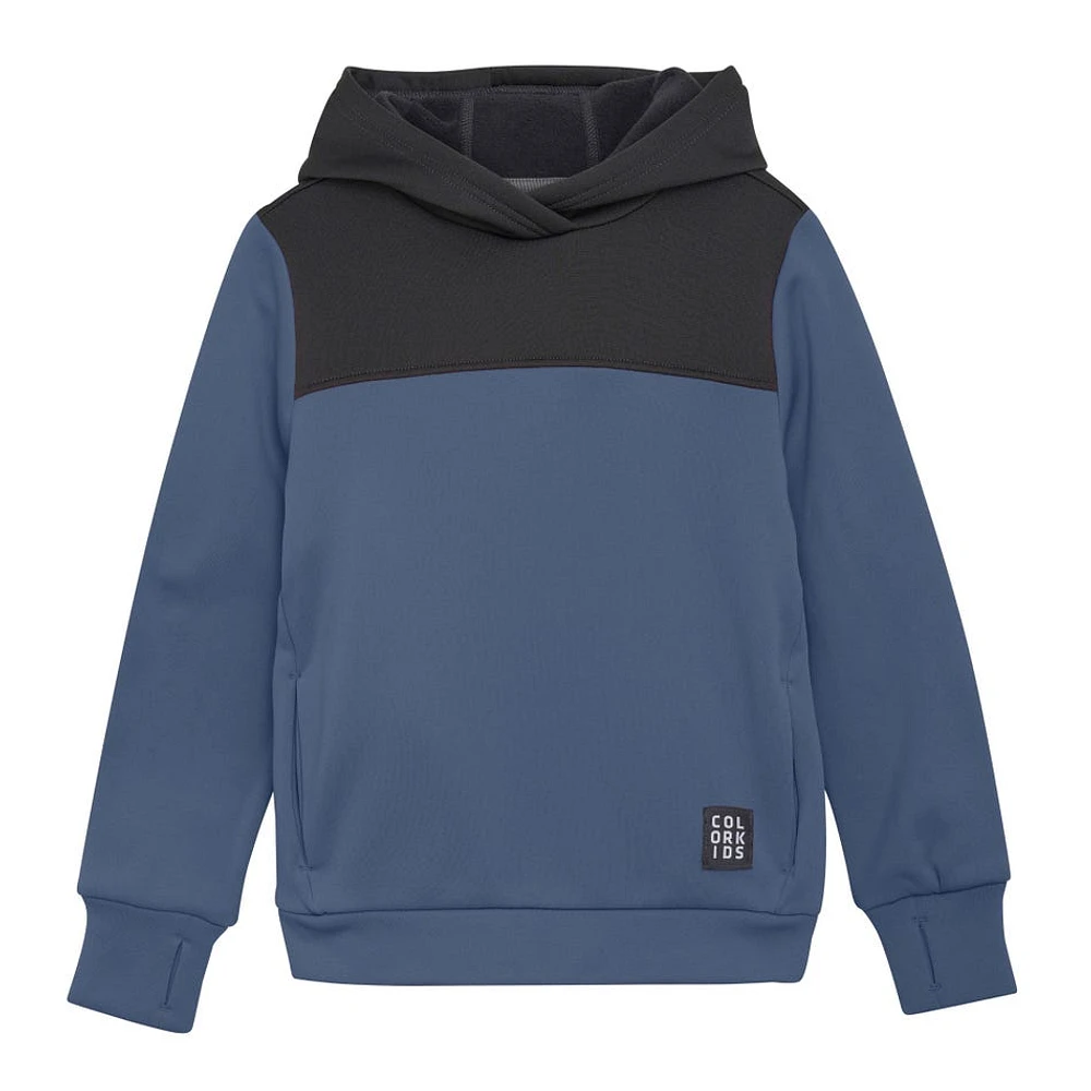 Indigo Fleece Hoodie 2-8y