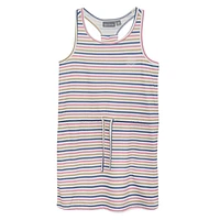 Striped Printed Dress 4-14y