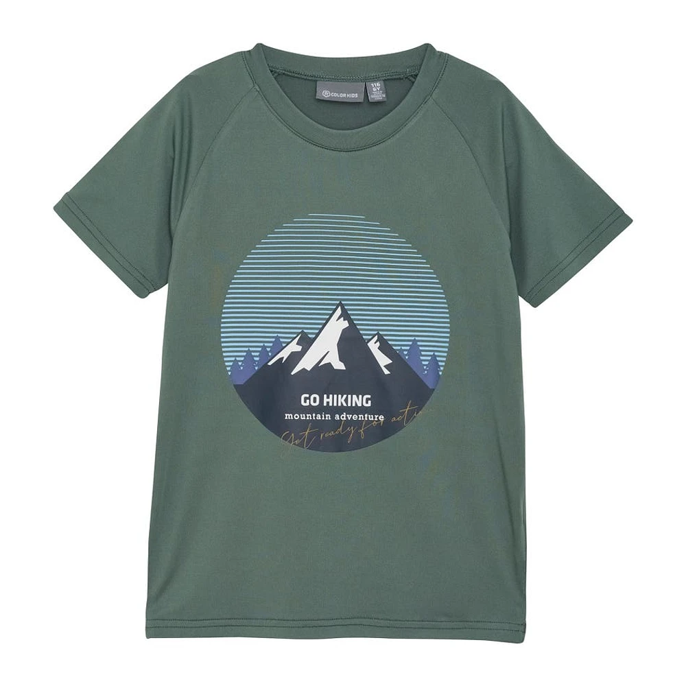 T-Shirt Go Hiking 4-8ans