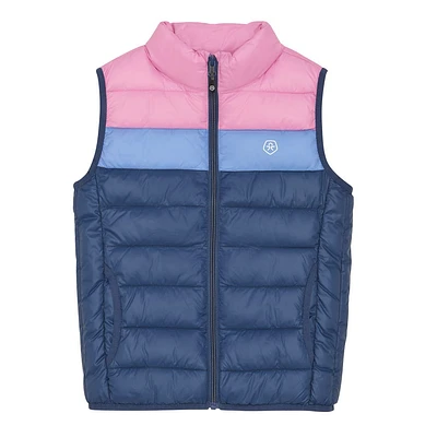 Quilted Colorblock Vest 7-14