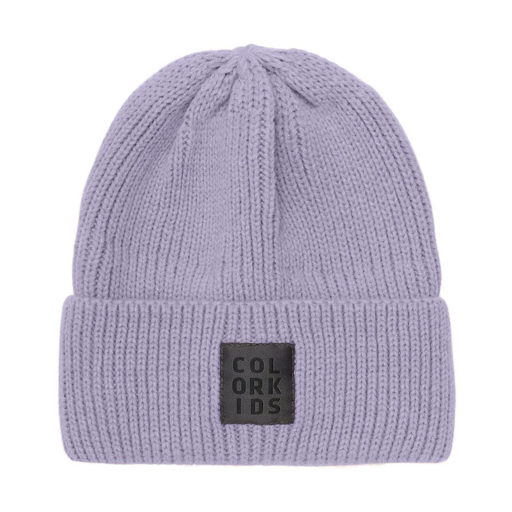 Lavender Knit Beanie 2-7y