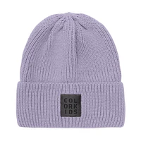 Lavender Knit Beanie 2-7y