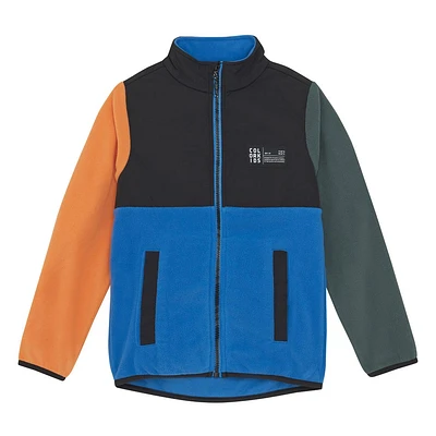 Colorblock Fleece Jacket 4-8y