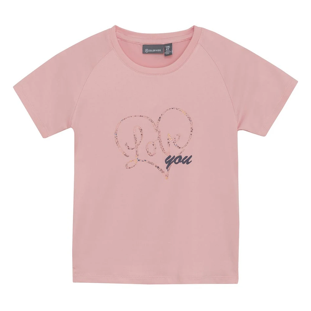 Heart T-shirt 4-8y