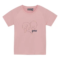 Heart T-shirt 4-8y