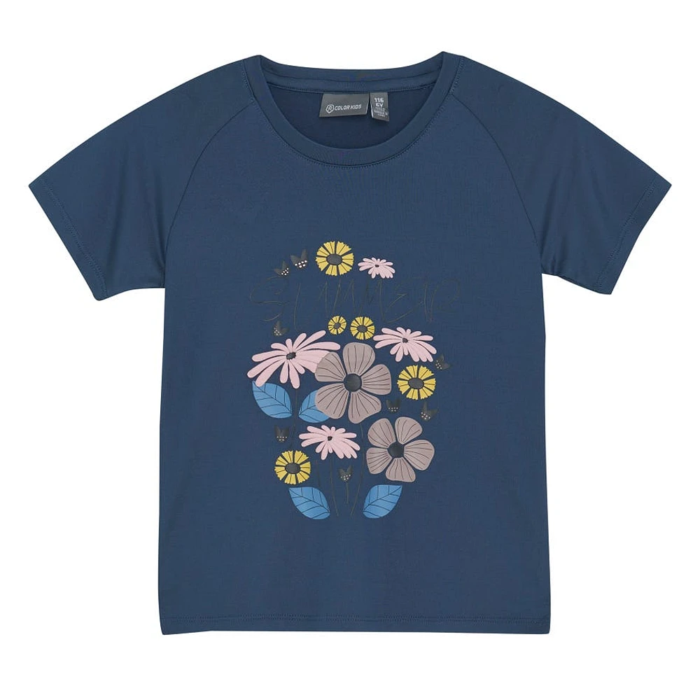 Flower T-shirt 4-8y