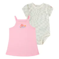 2-in-1 Print Dress Set 12-24m