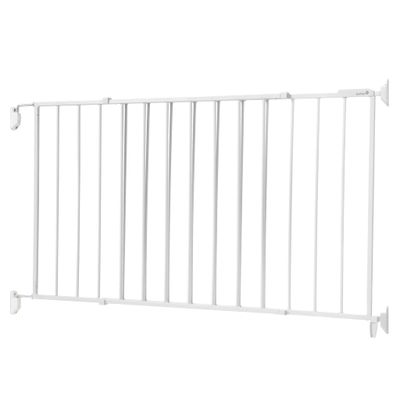 Extend to Fit Sliding Metal Gate - White