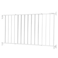 Extend to Fit Sliding Metal Gate - White