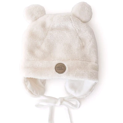 Tuque Ourson Crème 0-6M