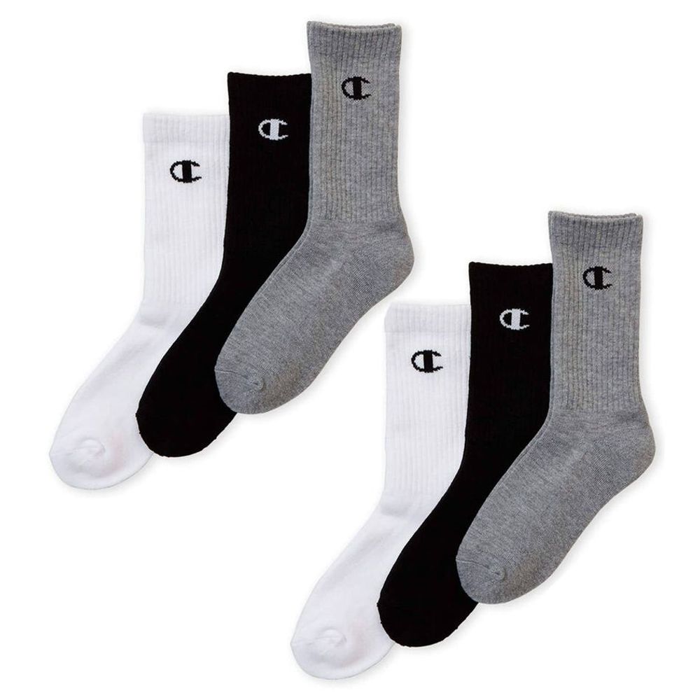 6-Pack Core Crew Socks 9-11