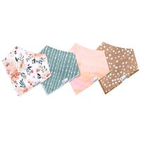 Bibs Set of 4 - Flowers Autumn