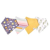 Baby Bandana Bibs Set of 4 - Hope Rainbow