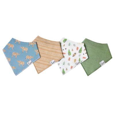 Bibs Set of 4 - Elephant Peanut