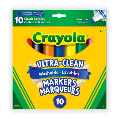 Crayola Ultra-Clean Markers 10-pack