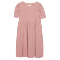 Flower Rib Dress 7-14y