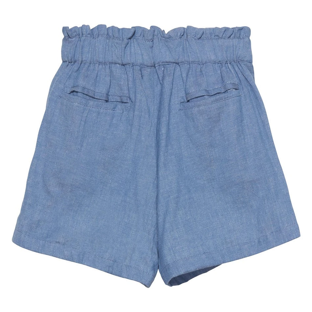 Short Chambray Fleur 7-14ans