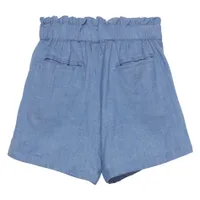 Flower Chambray Short 7-14y