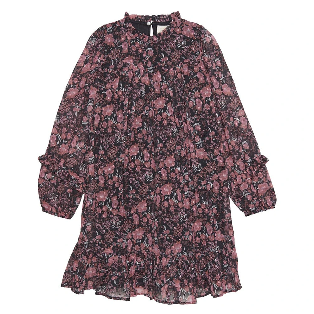 Robe Dobby Fleurs 7-14ans