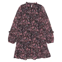 Robe Dobby Fleurs 7-14ans