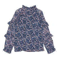 Blouse Grosses Fleurs 7-14ans