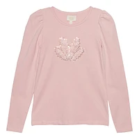 Flower T-shirt 4-14y