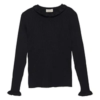 Rib Knit Pullover 4-14y