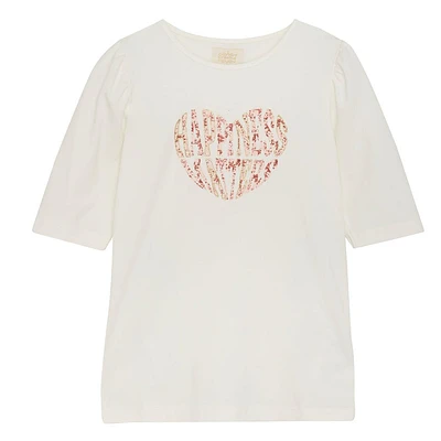 Heart T-shirt 4-12y