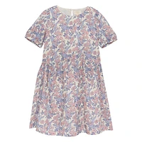 Cotton Flower Dress 7-14y