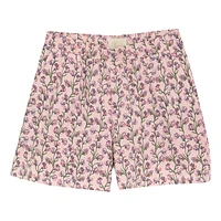 Jersey Flower Shorts 4-8y