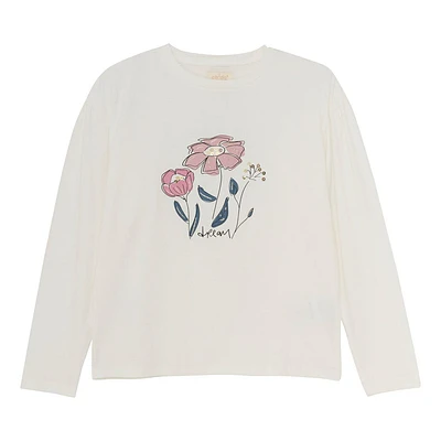 Flower T-shirt 7-14y