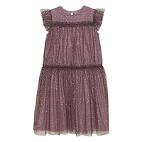 Sparkle Mesh Dress 7-14y