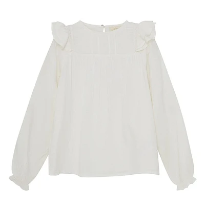 Dobby Blouse 7-14y