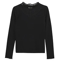 Lace Rib T-shirt 7-14y