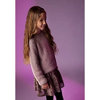 Knit Glitter Pullover 2-14y