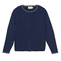 Pointelle Cardigan 2-6y