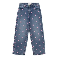 Wide Denim Jeans 7-14y