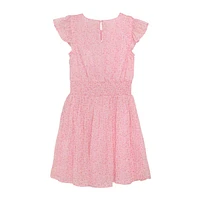 Flower Lurex Dress 7-14y