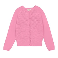 Pointelle Cardigan 2-6y