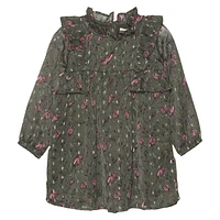 Robe Pois Fleurs 2-6ans