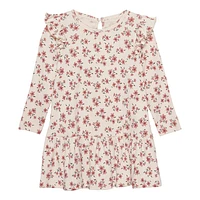 Flower Dress Rib 3-6y